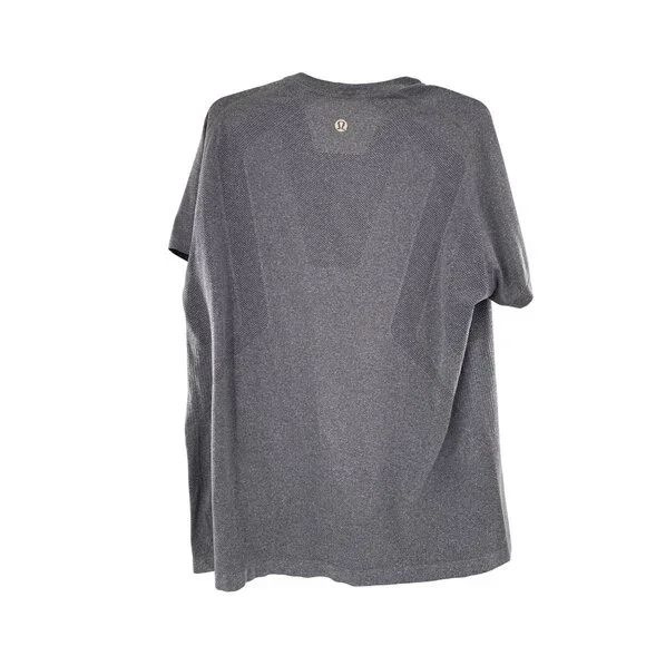 Lululemon Mens Heathered Gray Short Sleeve T-Shirt Size L - Picture 2 of 10